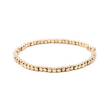 BOJIU Multicolor Crystal Strand Bracelets For Women Gold Acrylic Copper Beads Pink White Black Gray Crystal Bracelet Femme BC226