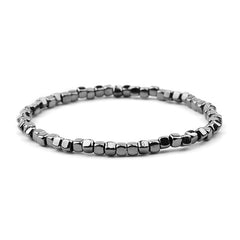 BOJIU Multicolor Crystal Strand Bracelets For Women Gold Acrylic Copper Beads Pink White Black Gray Crystal Bracelet Femme BC226