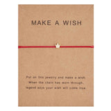 Rinhoo Fashion Woven Adjustable Bracelet With Card Infinity Love Gold Crown Star Charm Bracelet for Girls Jewelry Drop Shipping