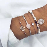 2019 Bohemian Bracelets & Bangles Set Vintage Bead Boho Charm Bracelet For Women Jewelry Accessories Pulseras Mujer Bijoux Femme