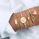 2019 Bohemian Bracelets & Bangles Set Vintage Bead Boho Charm Bracelet For Women Jewelry Accessories Pulseras Mujer Bijoux Femme